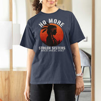 MMIW No More Stolen Sisters T Shirt For Women American Native Indigenous Woman - Wonder Print Shop