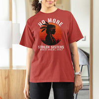 MMIW No More Stolen Sisters T Shirt For Women American Native Indigenous Woman - Wonder Print Shop