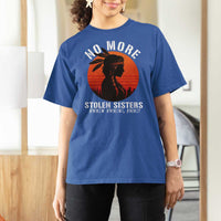 MMIW No More Stolen Sisters T Shirt For Women American Native Indigenous Woman - Wonder Print Shop