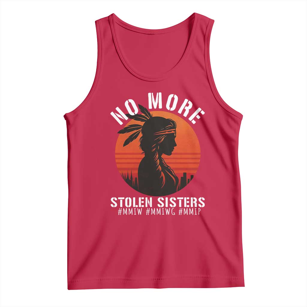 MMIW No More Stolen Sisters Tank Top American Native Indigenous Woman - Wonder Print Shop