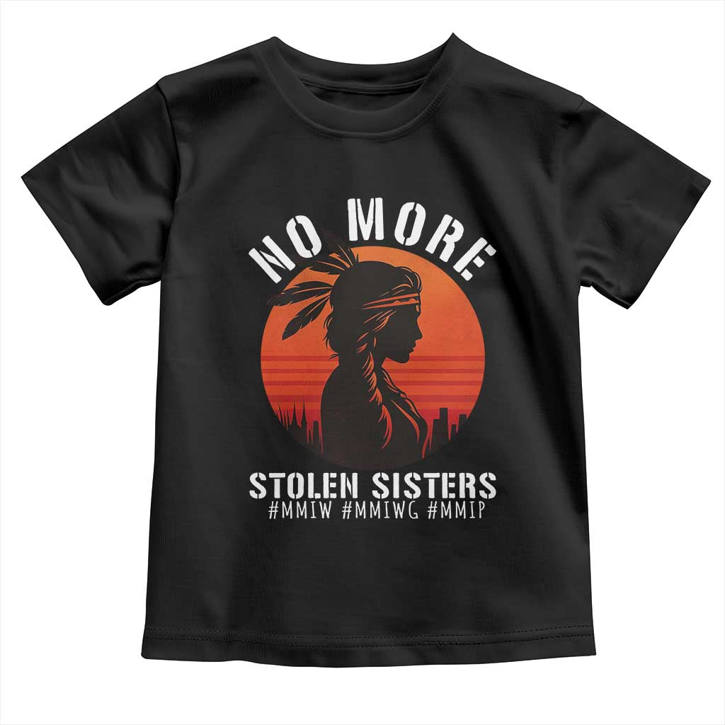 MMIW No More Stolen Sisters Toddler T Shirt American Native Indigenous Woman - Wonder Print Shop