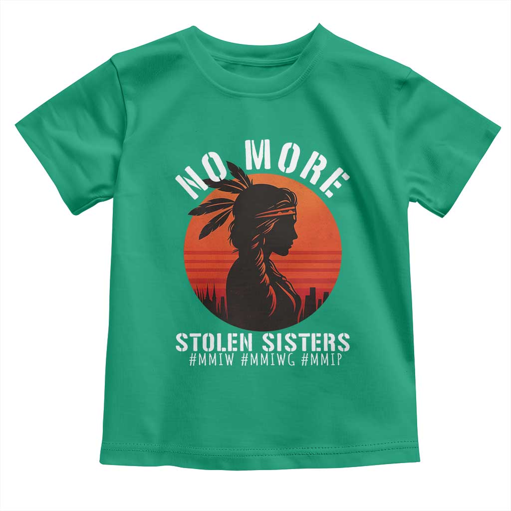 MMIW No More Stolen Sisters Toddler T Shirt American Native Indigenous Woman - Wonder Print Shop
