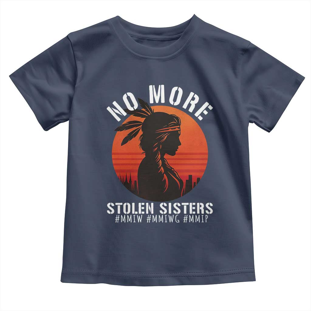 MMIW No More Stolen Sisters Toddler T Shirt American Native Indigenous Woman - Wonder Print Shop