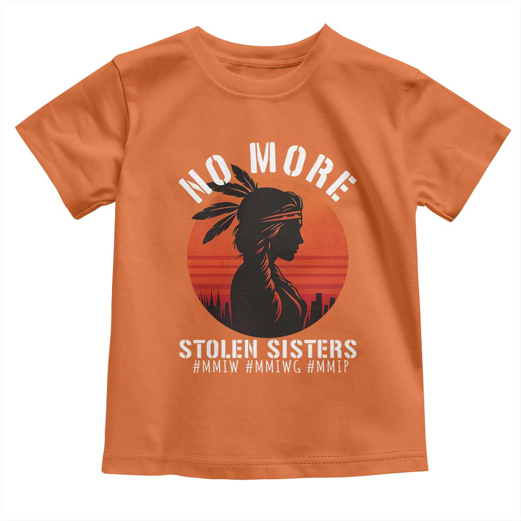 MMIW No More Stolen Sisters Toddler T Shirt American Native Indigenous Woman - Wonder Print Shop