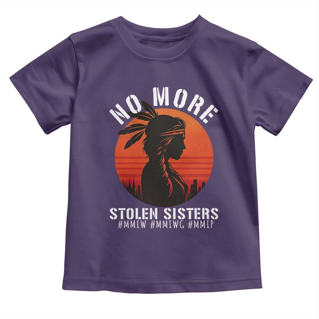 MMIW No More Stolen Sisters Toddler T Shirt American Native Indigenous Woman - Wonder Print Shop