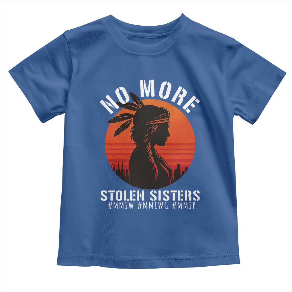 MMIW No More Stolen Sisters Toddler T Shirt American Native Indigenous Woman - Wonder Print Shop