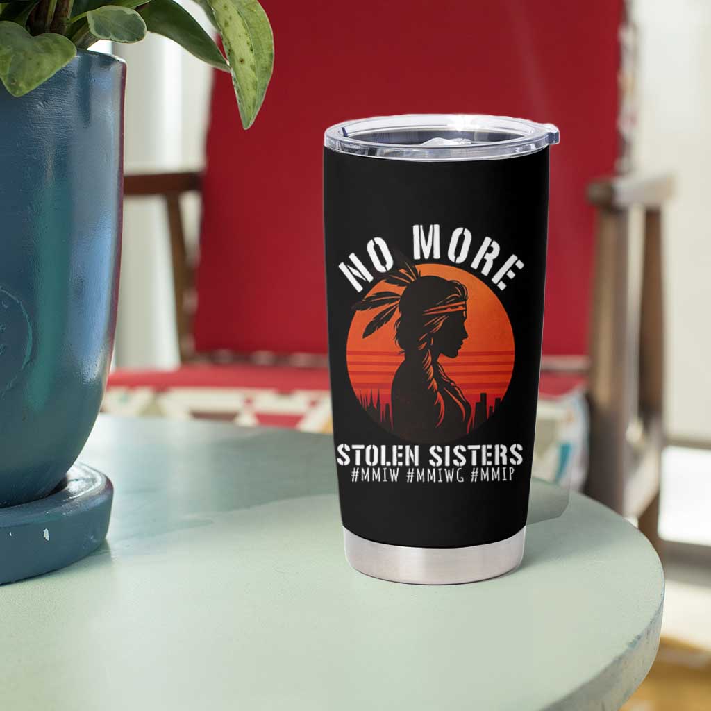 MMIW No More Stolen Sisters Tumbler Cup American Native Indigenous Woman - Wonder Print Shop