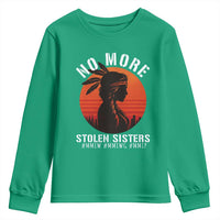 MMIW No More Stolen Sisters Youth Sweatshirt American Native Indigenous Woman - Wonder Print Shop