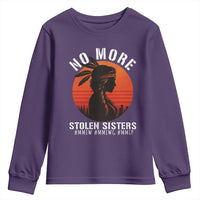 MMIW No More Stolen Sisters Youth Sweatshirt American Native Indigenous Woman - Wonder Print Shop