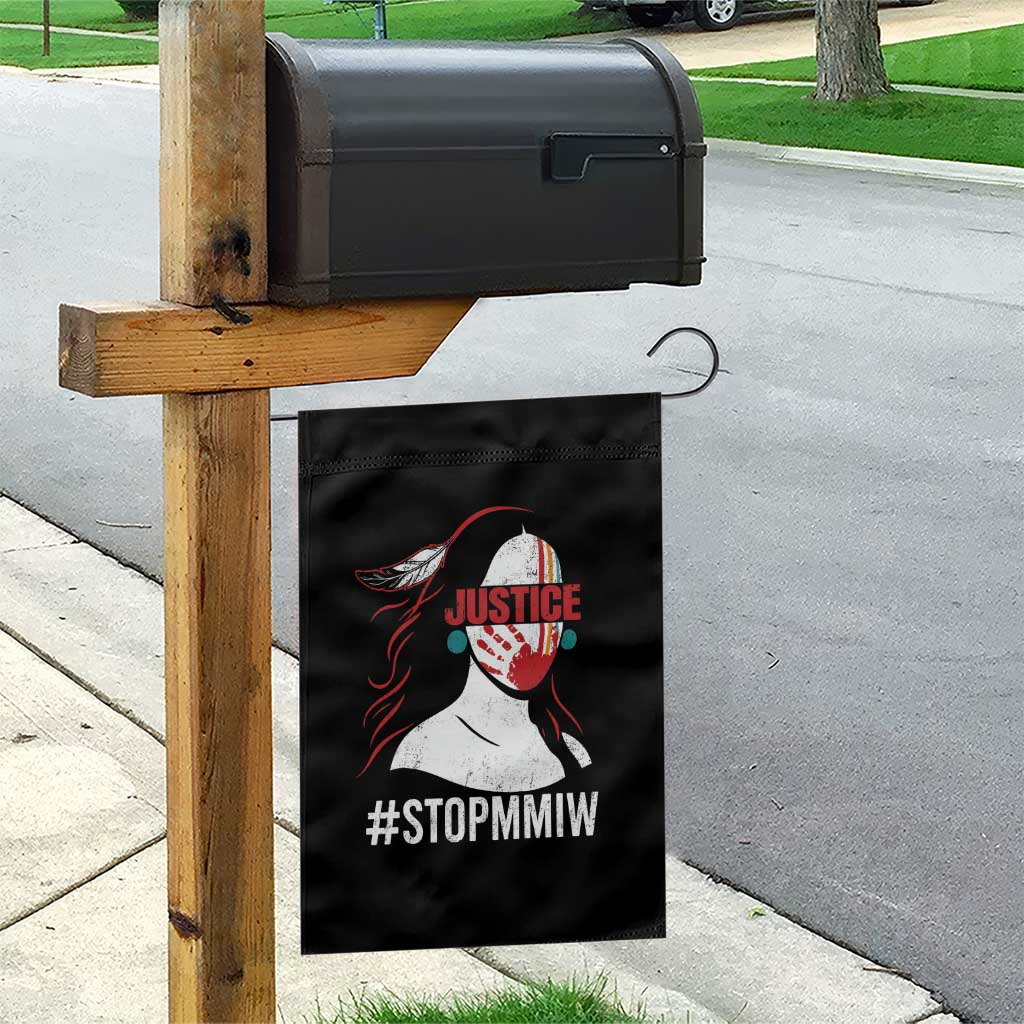 MMIW Awareness Garden Flag Justice For Indigenous Woman Stop Stolen Sisters