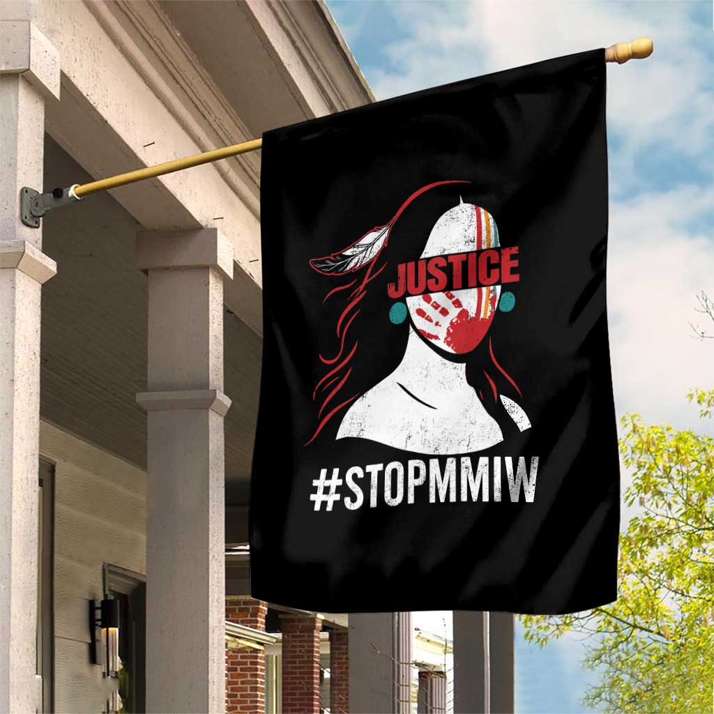 MMIW Awareness Garden Flag Justice For Indigenous Woman Stop Stolen Sisters