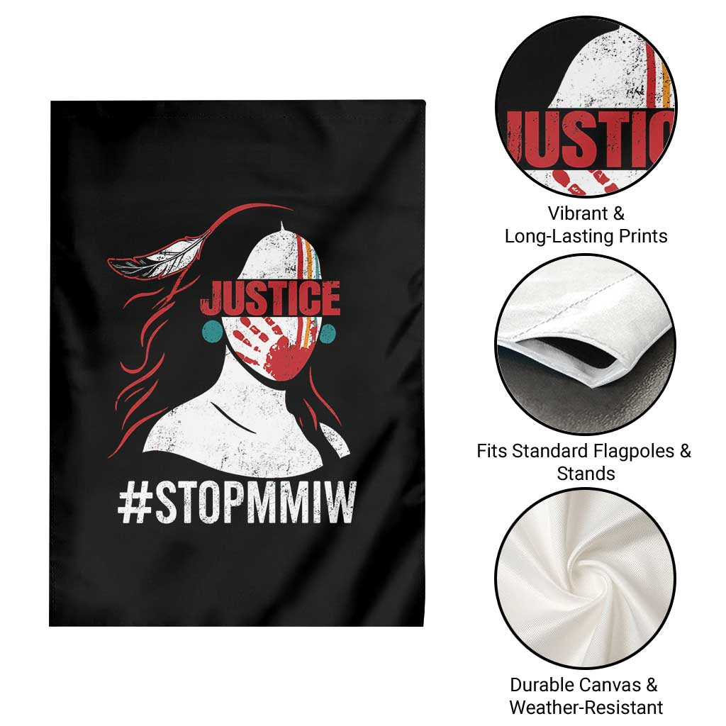 MMIW Awareness Garden Flag Justice For Indigenous Woman Stop Stolen Sisters