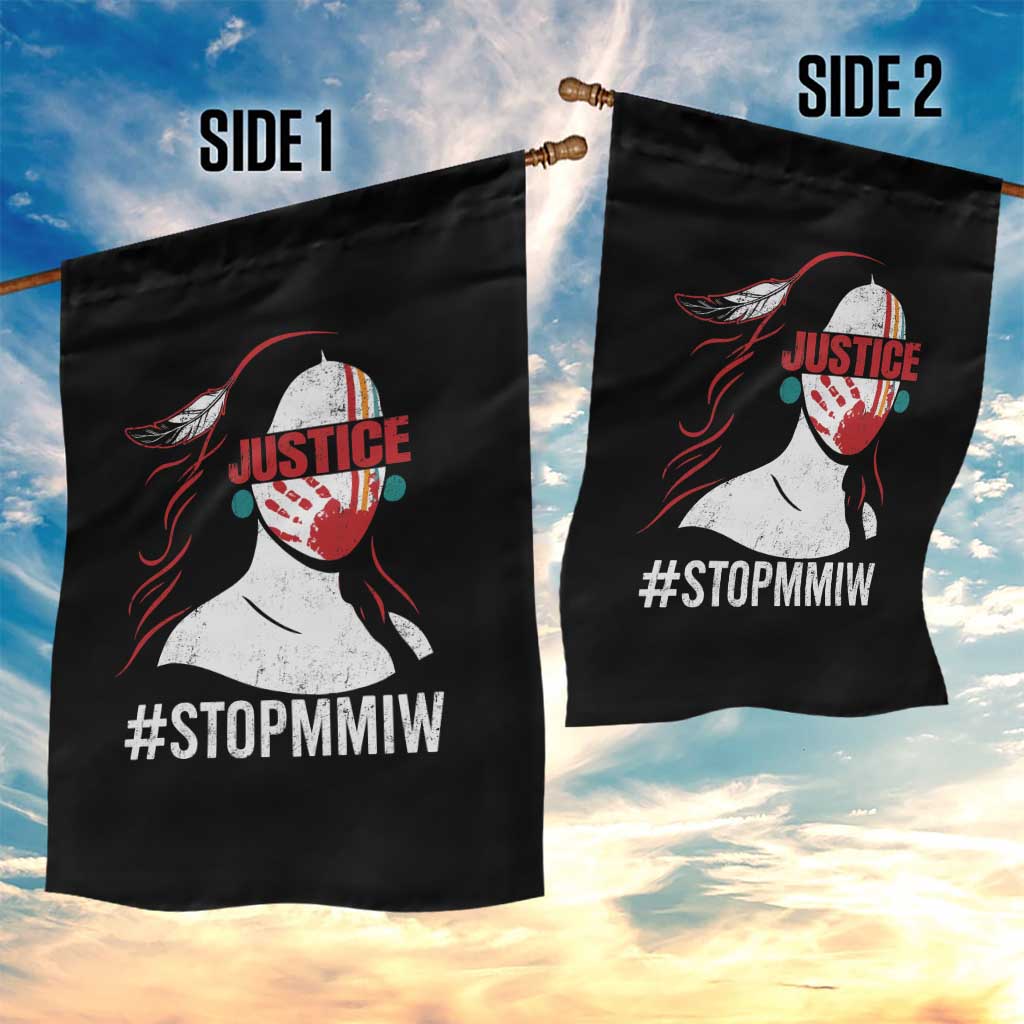 MMIW Awareness Garden Flag Justice For Indigenous Woman Stop Stolen Sisters