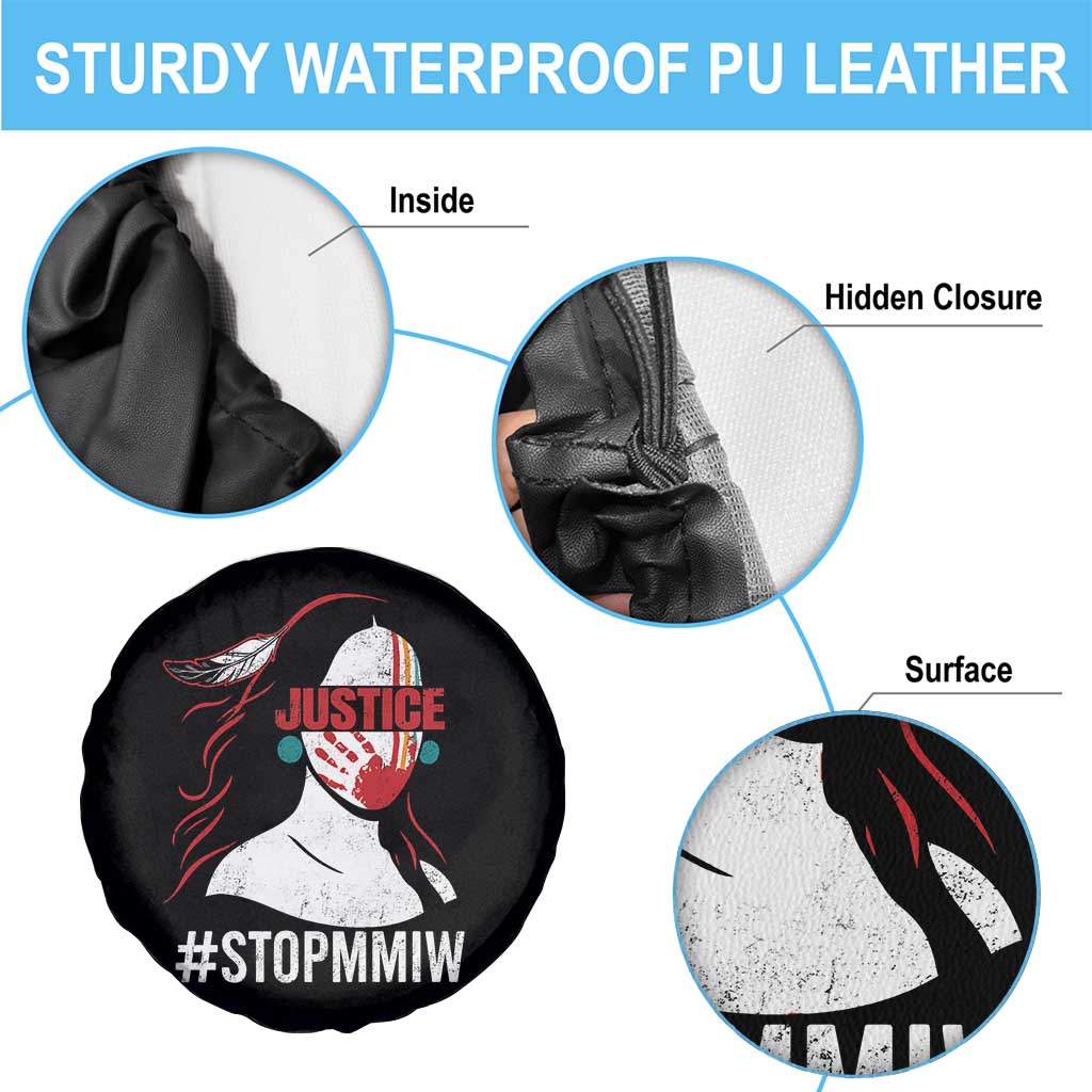 MMIW Awareness Spare Tire Cover Justice For Indigenous Woman Stop Stolen Sisters
