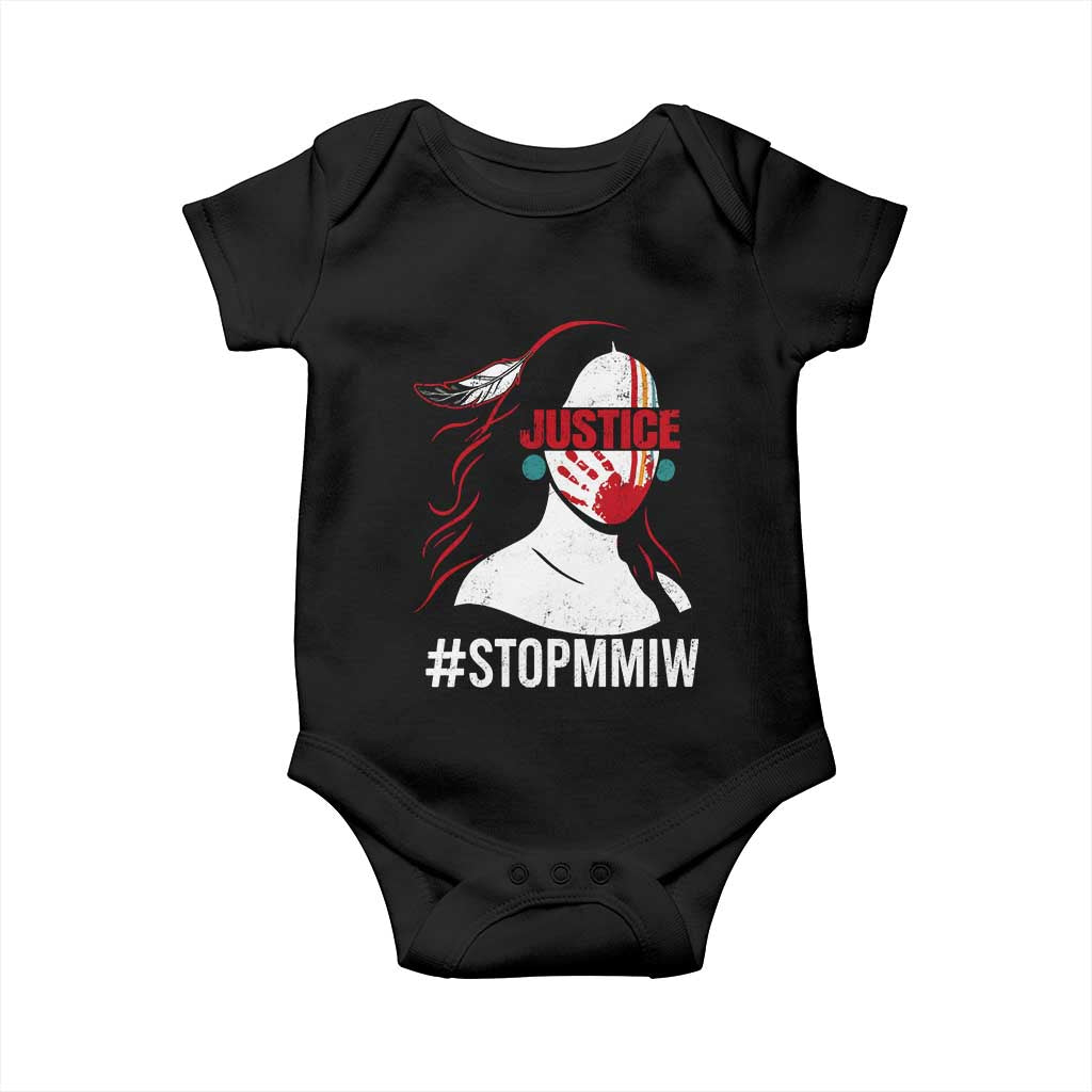 MMIW Awareness Baby Onesie Justice For Indigenous Woman Stop Stolen Sisters