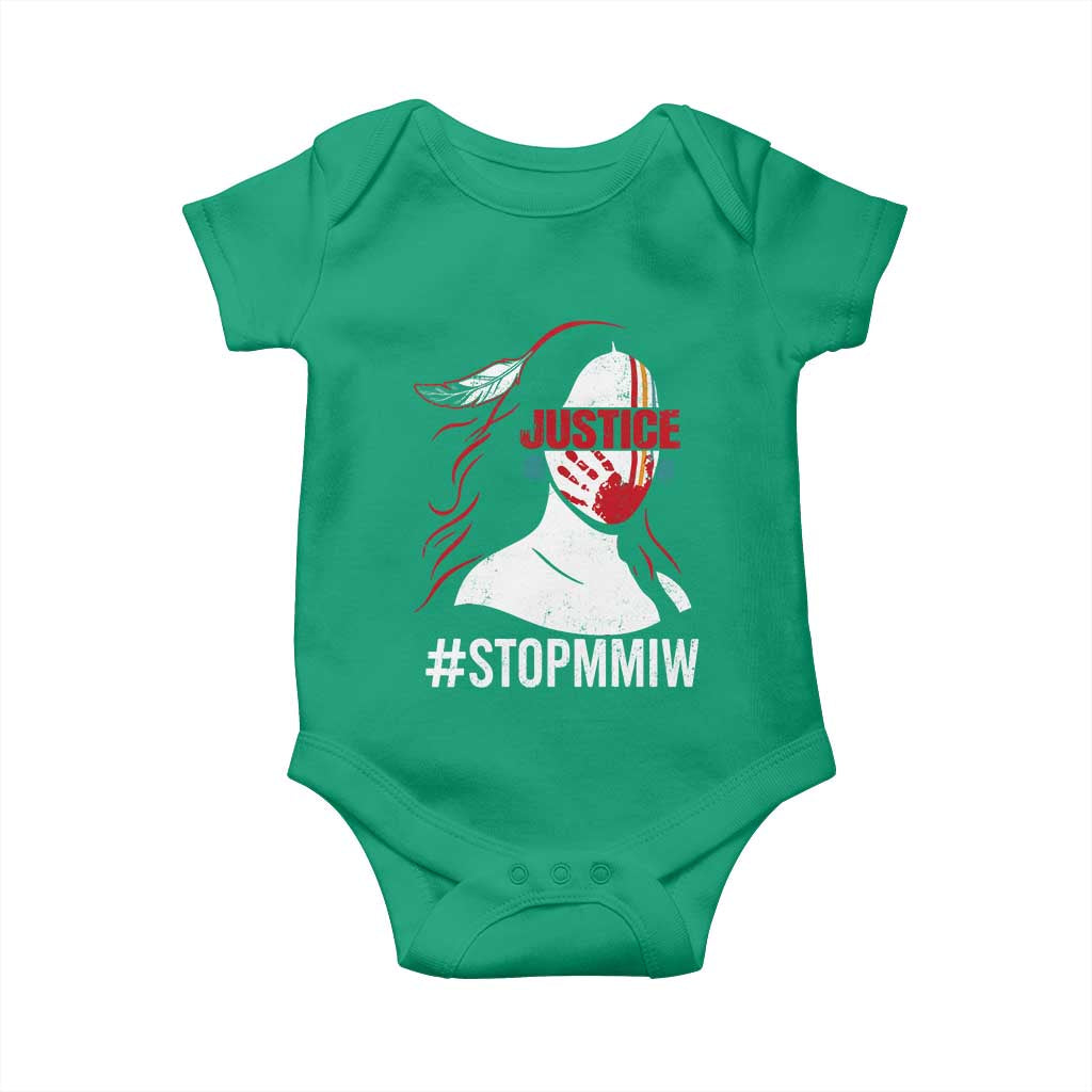 MMIW Awareness Baby Onesie Justice For Indigenous Woman Stop Stolen Sisters