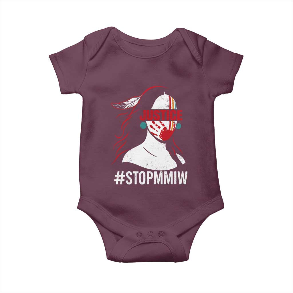 MMIW Awareness Baby Onesie Justice For Indigenous Woman Stop Stolen Sisters