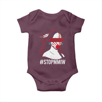 MMIW Awareness Baby Onesie Justice For Indigenous Woman Stop Stolen Sisters