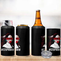 MMIW Awareness 4 in 1 Can Cooler Tumbler Justice For Indigenous Woman Stop Stolen Sisters