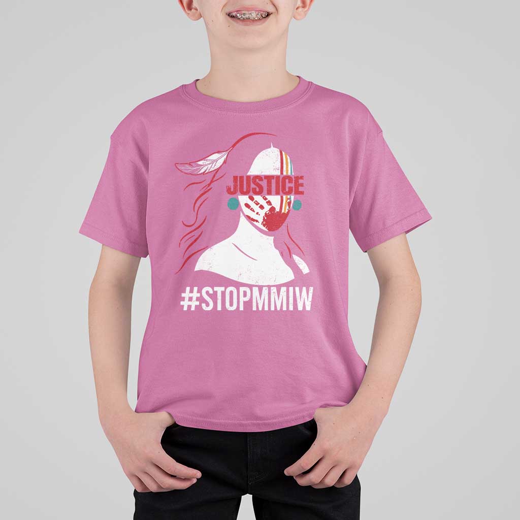 MMIW Awareness T Shirt For Kid Justice For Indigenous Woman Stop Stolen Sisters