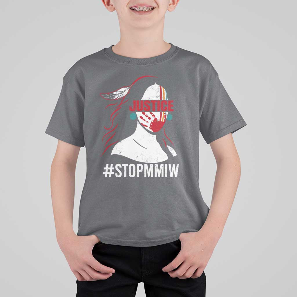 MMIW Awareness T Shirt For Kid Justice For Indigenous Woman Stop Stolen Sisters