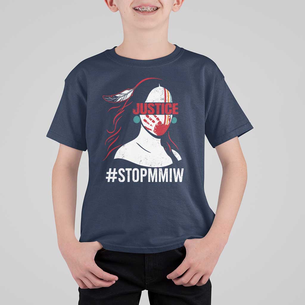 MMIW Awareness T Shirt For Kid Justice For Indigenous Woman Stop Stolen Sisters