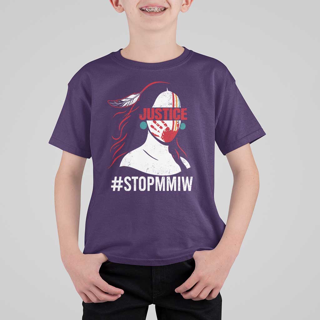 MMIW Awareness T Shirt For Kid Justice For Indigenous Woman Stop Stolen Sisters
