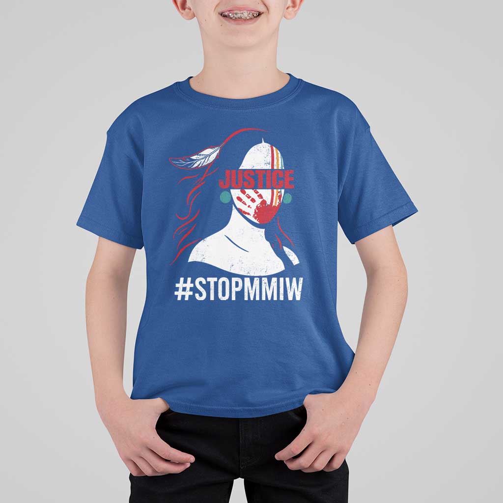 MMIW Awareness T Shirt For Kid Justice For Indigenous Woman Stop Stolen Sisters