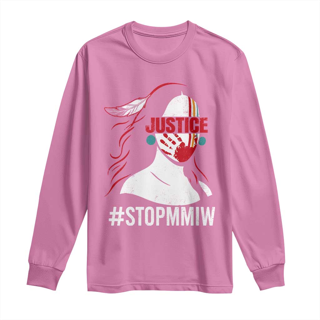 MMIW Awareness Long Sleeve Shirt Justice For Indigenous Woman Stop Stolen Sisters