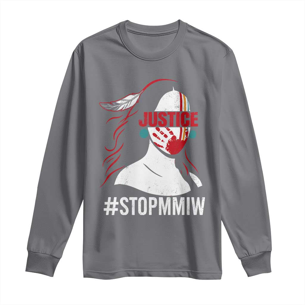 MMIW Awareness Long Sleeve Shirt Justice For Indigenous Woman Stop Stolen Sisters