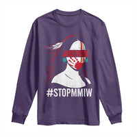 MMIW Awareness Long Sleeve Shirt Justice For Indigenous Woman Stop Stolen Sisters