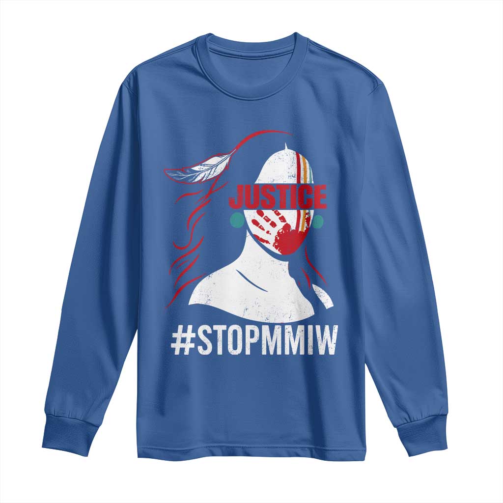 MMIW Awareness Long Sleeve Shirt Justice For Indigenous Woman Stop Stolen Sisters