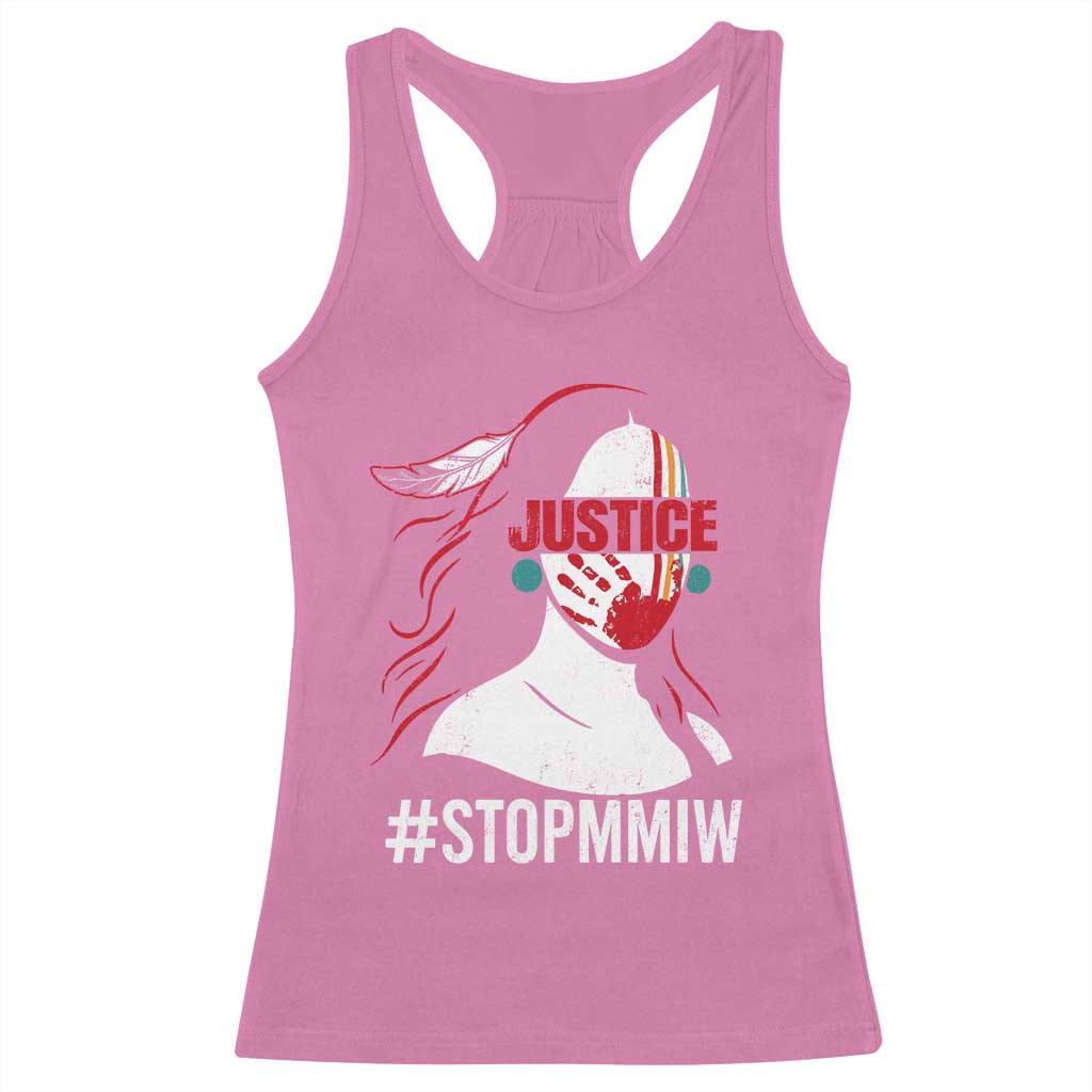 MMIW Awareness Racerback Tank Top Justice For Indigenous Woman Stop Stolen Sisters