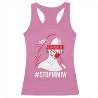 MMIW Awareness Racerback Tank Top Justice For Indigenous Woman Stop Stolen Sisters
