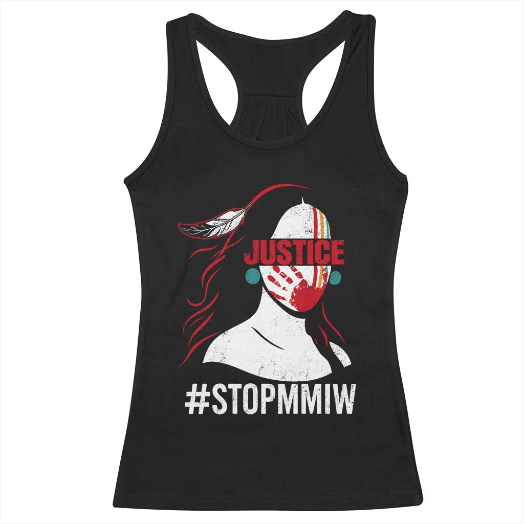 MMIW Awareness Racerback Tank Top Justice For Indigenous Woman Stop Stolen Sisters