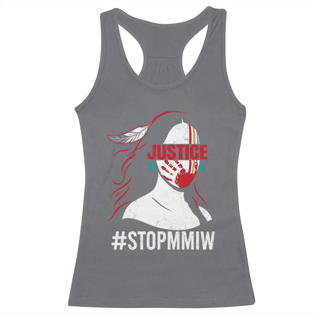 MMIW Awareness Racerback Tank Top Justice For Indigenous Woman Stop Stolen Sisters