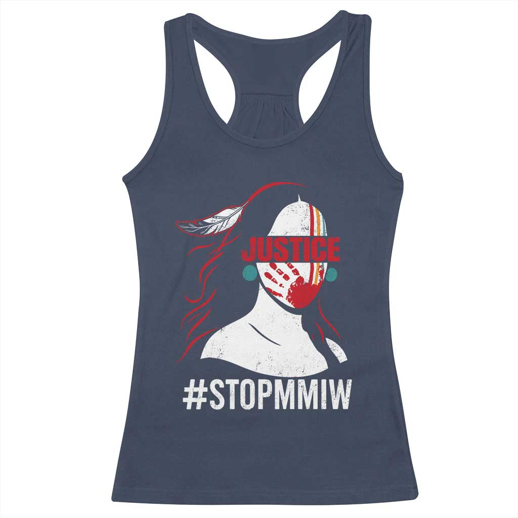 MMIW Awareness Racerback Tank Top Justice For Indigenous Woman Stop Stolen Sisters