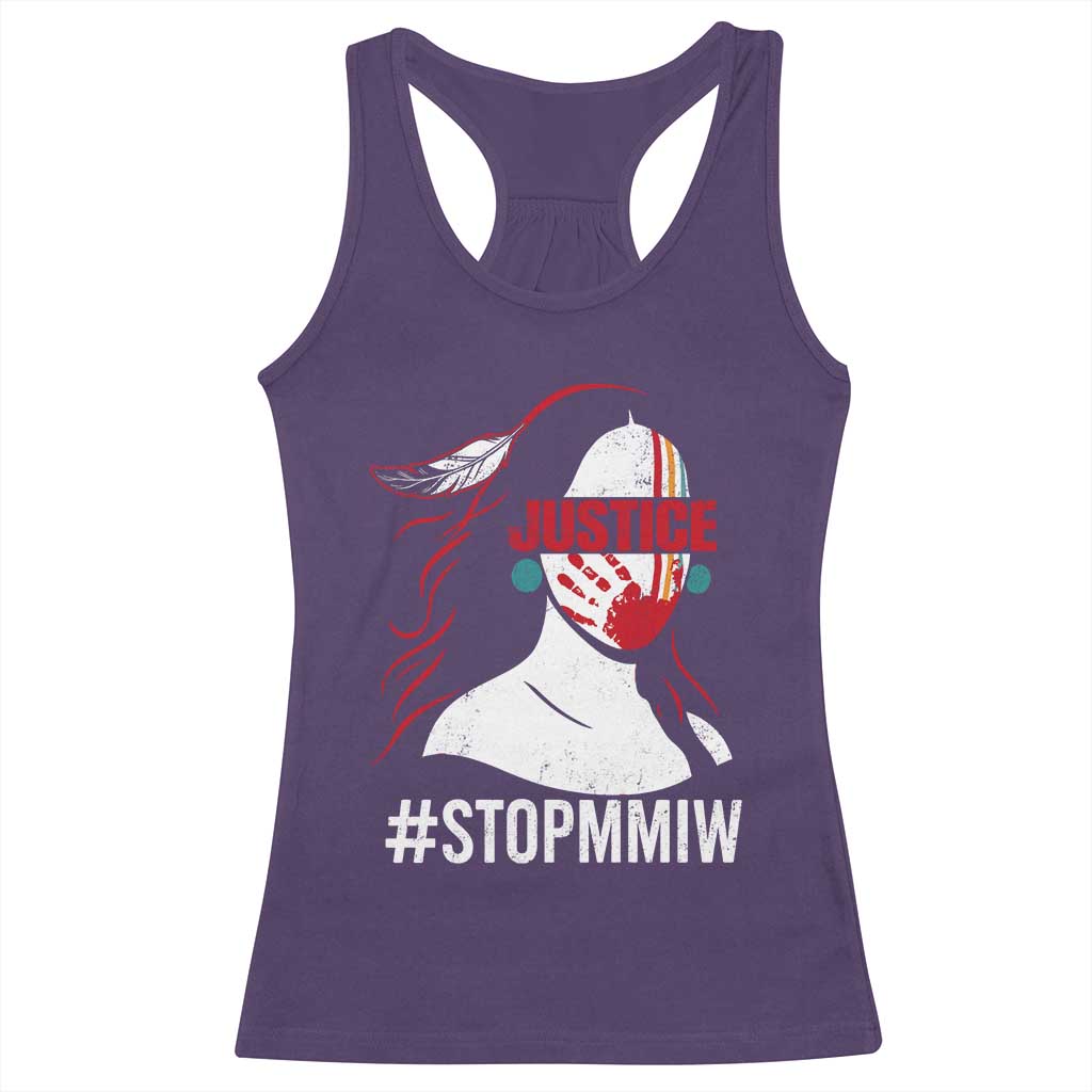 MMIW Awareness Racerback Tank Top Justice For Indigenous Woman Stop Stolen Sisters