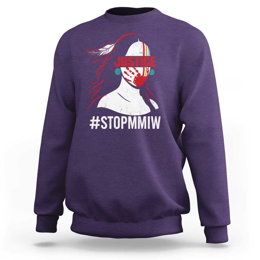 MMIW Awareness Sweatshirt Justice For Indigenous Woman Stop Stolen Sisters