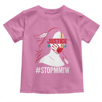 MMIW Awareness Toddler T Shirt Justice For Indigenous Woman Stop Stolen Sisters