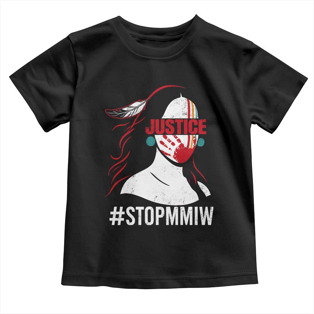 MMIW Awareness Toddler T Shirt Justice For Indigenous Woman Stop Stolen Sisters