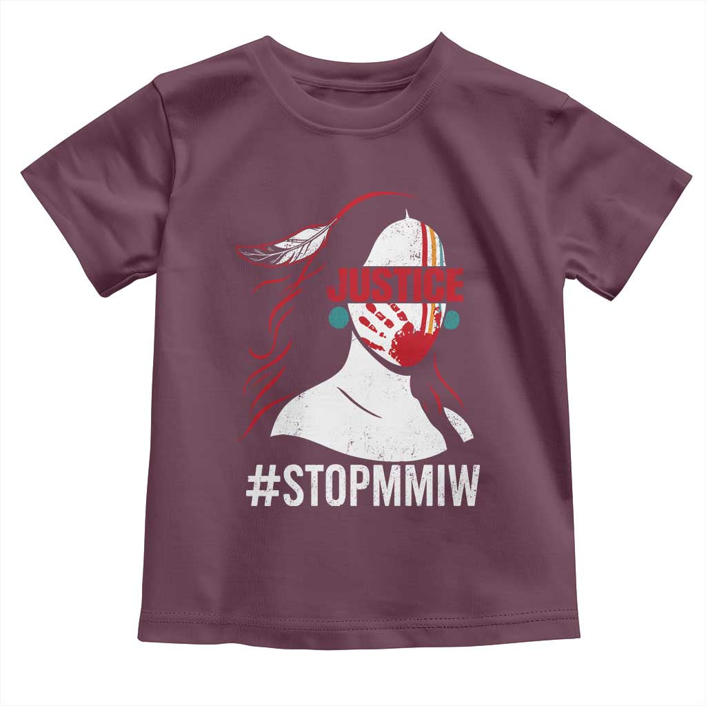 MMIW Awareness Toddler T Shirt Justice For Indigenous Woman Stop Stolen Sisters