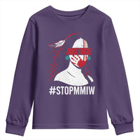 MMIW Awareness Youth Sweatshirt Justice For Indigenous Woman Stop Stolen Sisters