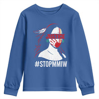 MMIW Awareness Youth Sweatshirt Justice For Indigenous Woman Stop Stolen Sisters