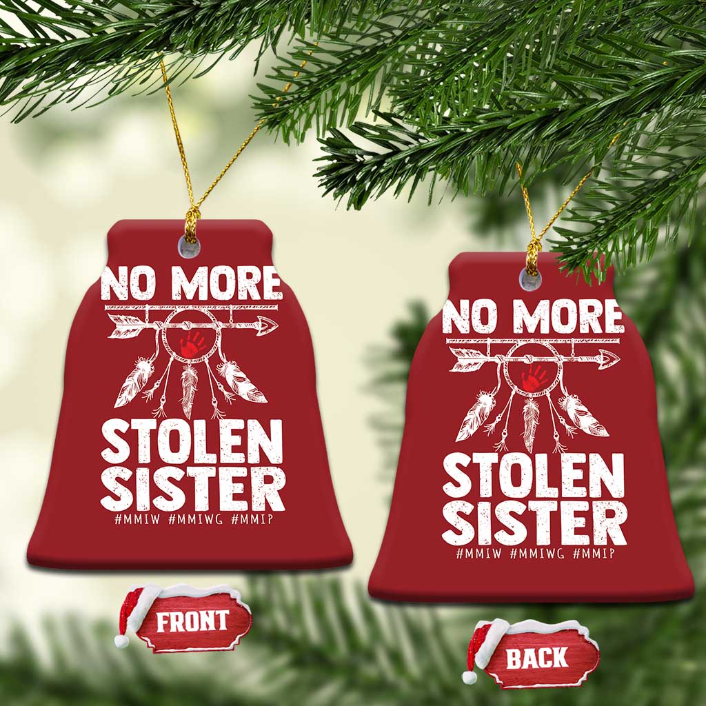 MMIW Christmas Ornament No More Stolen Sisters Indigenous Woman - Wonder Print Shop
