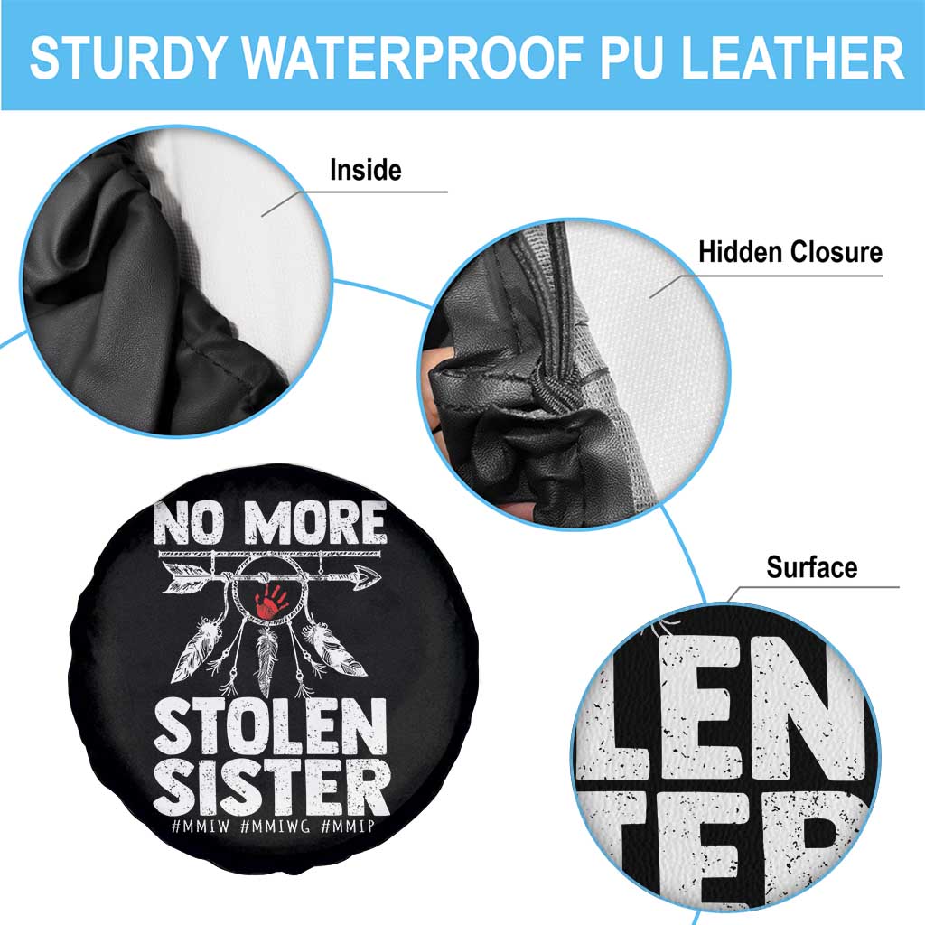 MMIW Spare Tire Cover No More Stolen Sisters Indigenous Woman - Wonder Print Shop