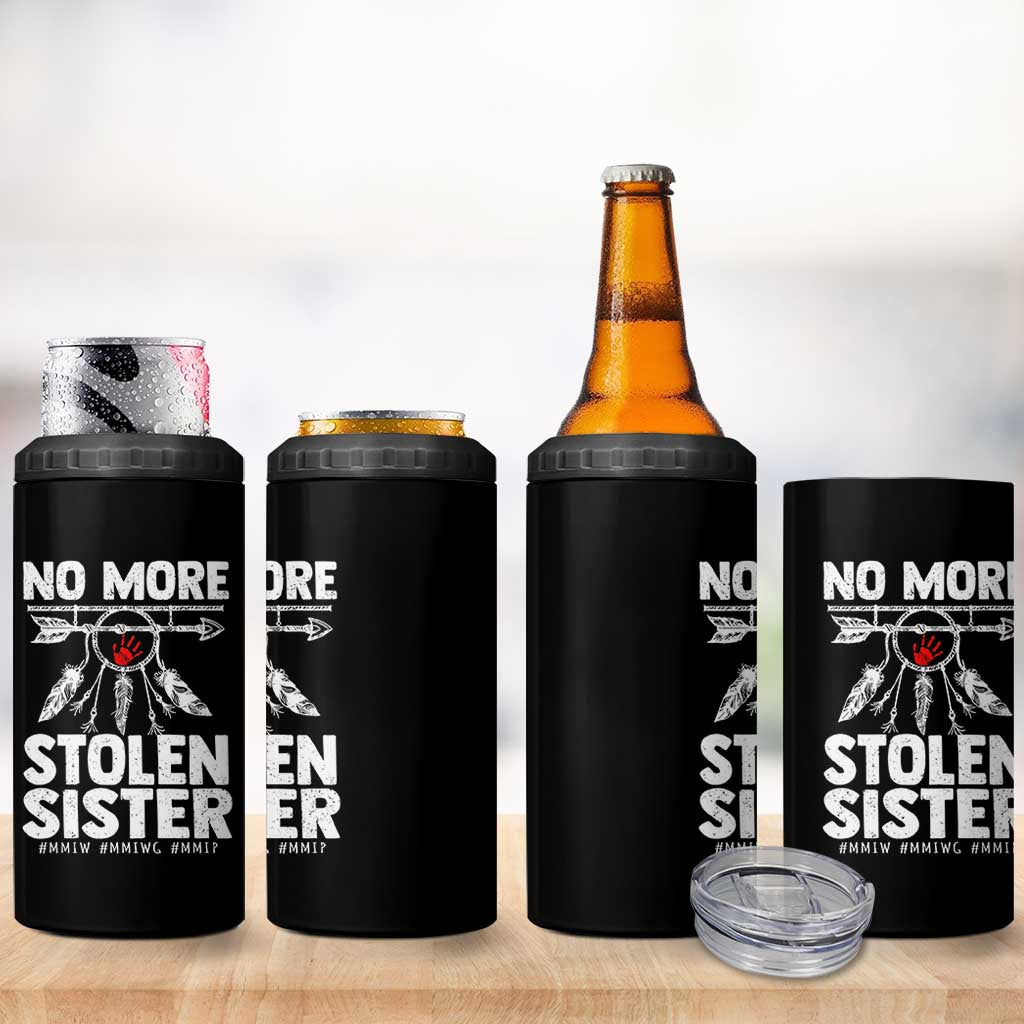 MMIW 4 in 1 Can Cooler Tumbler No More Stolen Sisters Indigenous Woman - Wonder Print Shop