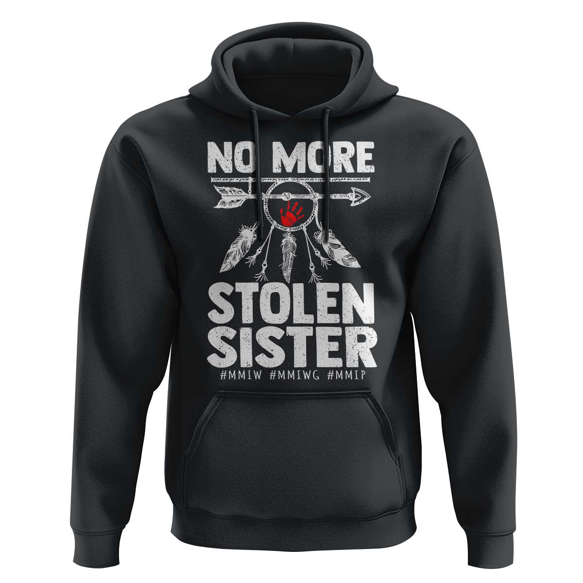 MMIW Hoodie No More Stolen Sisters Indigenous Woman - Wonder Print Shop