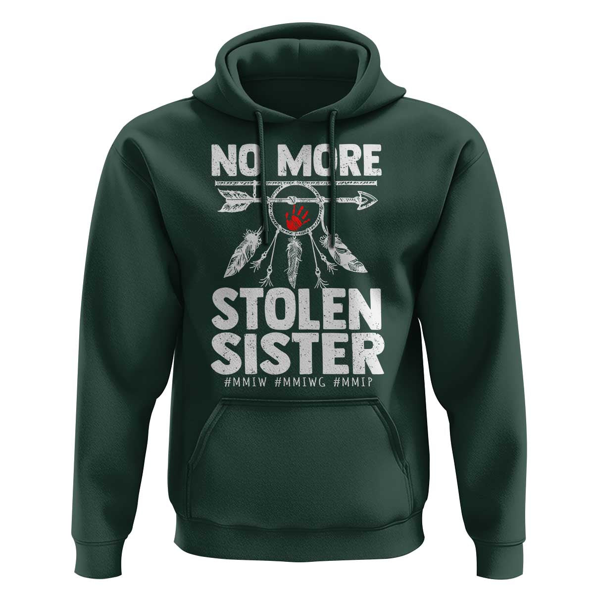 MMIW Hoodie No More Stolen Sisters Indigenous Woman - Wonder Print Shop