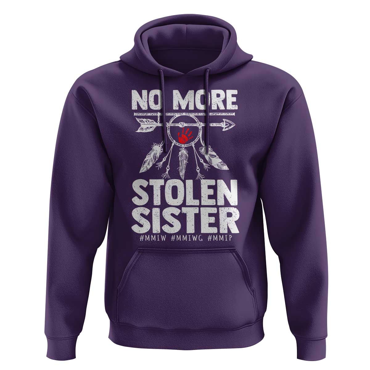 MMIW Hoodie No More Stolen Sisters Indigenous Woman - Wonder Print Shop